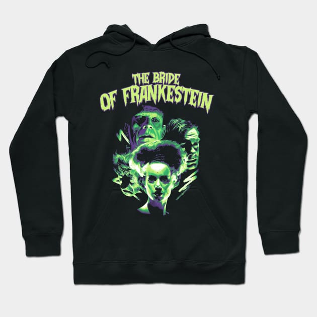 The Bride of Frankenstein Horror Classic Hoodie by OrcaDeep